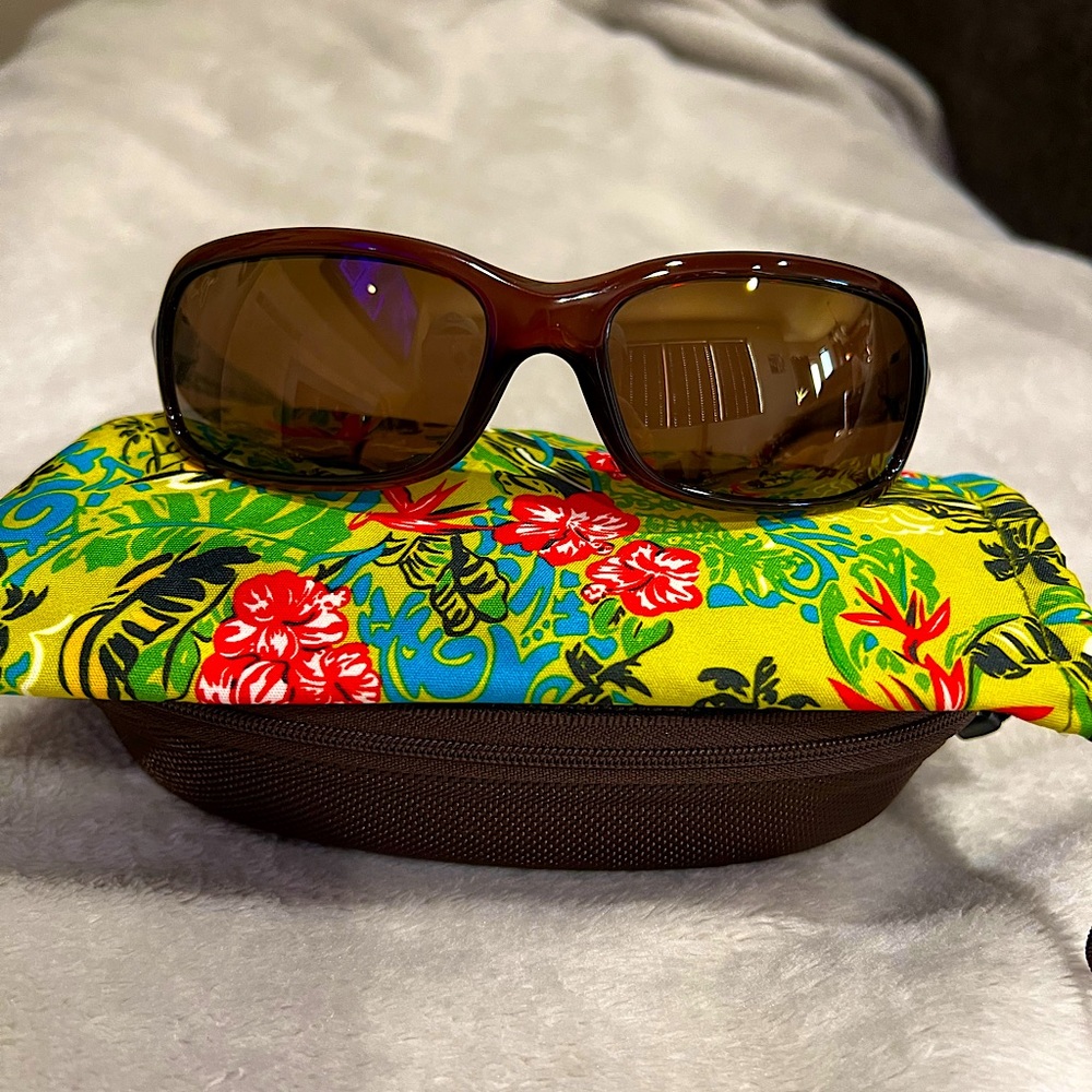Maui Jim Lagoon Sunglasses Brown Frame/Lens